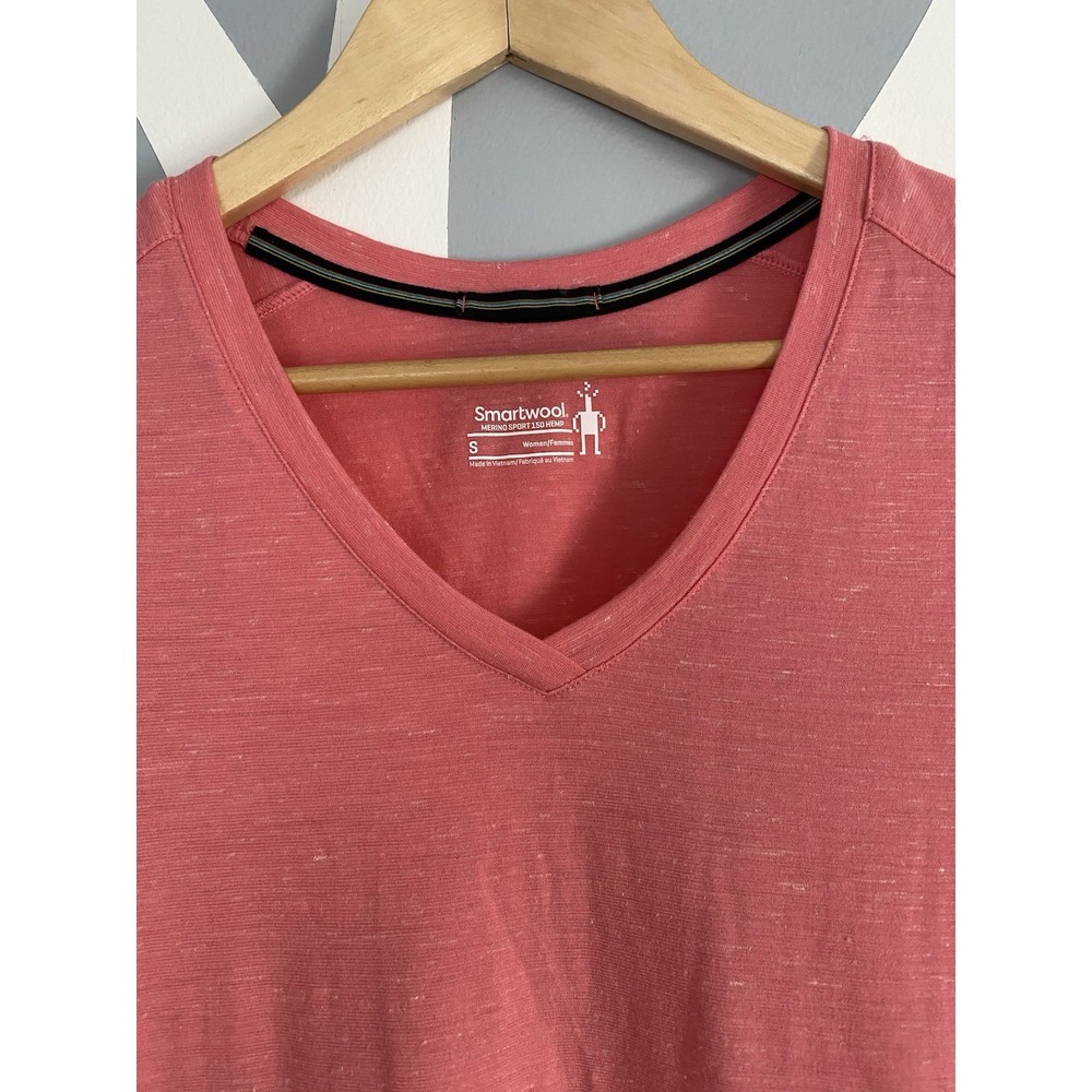 Smartwool Women's Everyday Exploration Dress Size S 150 Merino Wool Hemp Coral - Picture 4 of 8